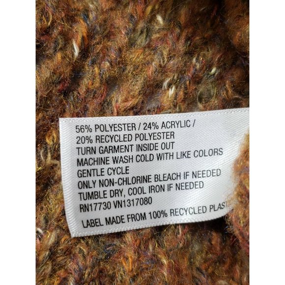 Universal Thread Womens Sweater Crew Neck Long Sleeve Open Knit Multicolor Sz M - Picture 6 of 10